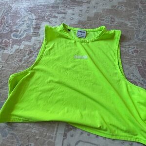 Gymshark Bright Lime Sleeveless Top